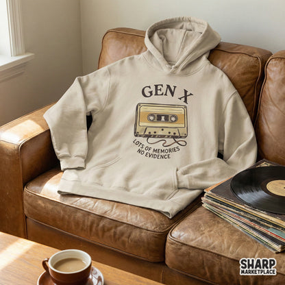 Vintage style cassette tape graphic with distressed textures and nostalgic typography, perfect for custom retro-themed stickers, tumblers, or apparel.