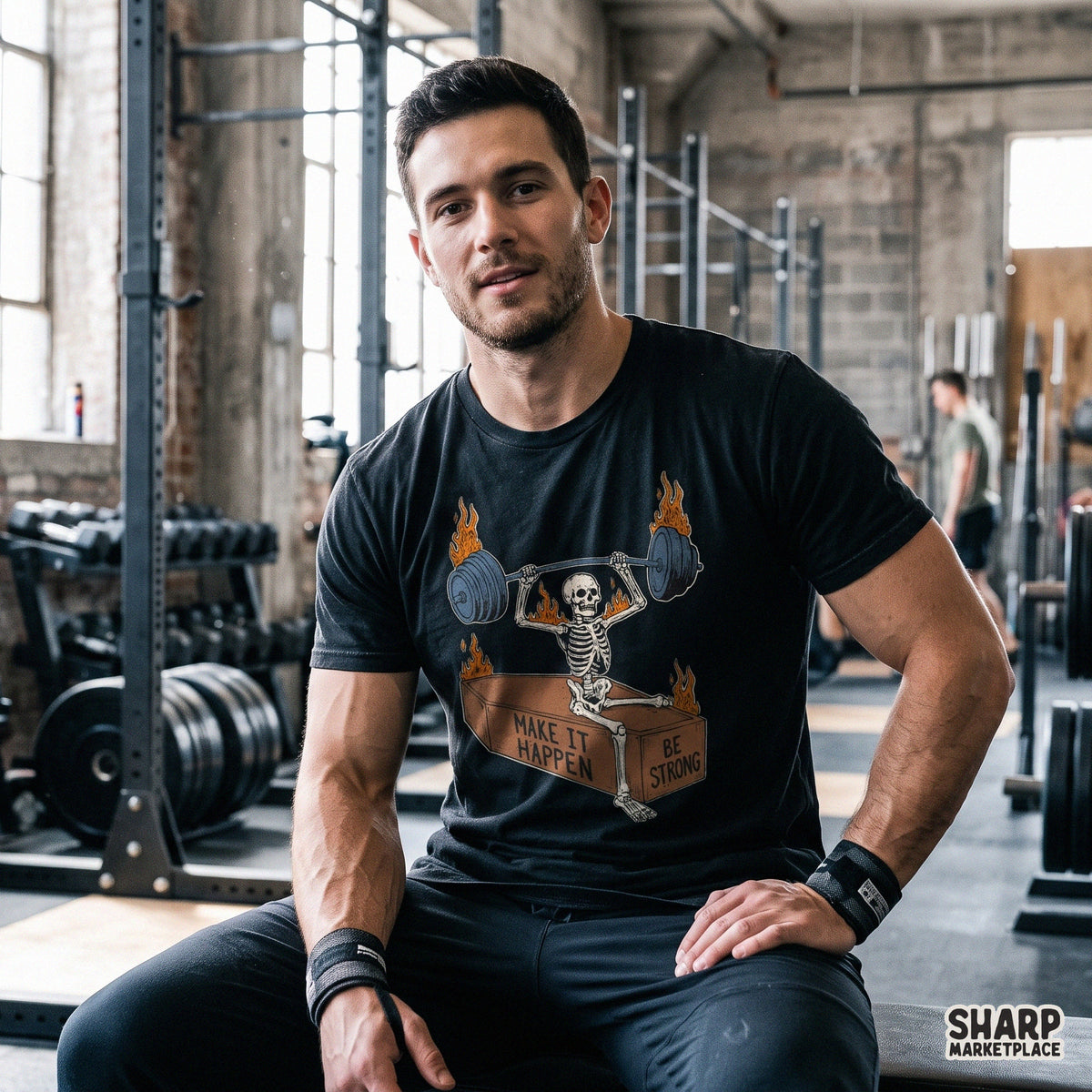 Make It Happen Be Strong Halloween PNG, Shirt Sublimation