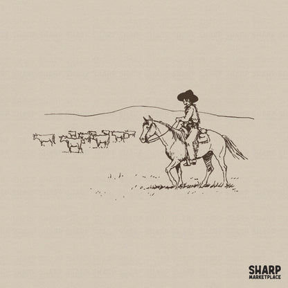 Ranch Cattle Drive PNG, Western PNG - 300 DPI Design for T-Shirt