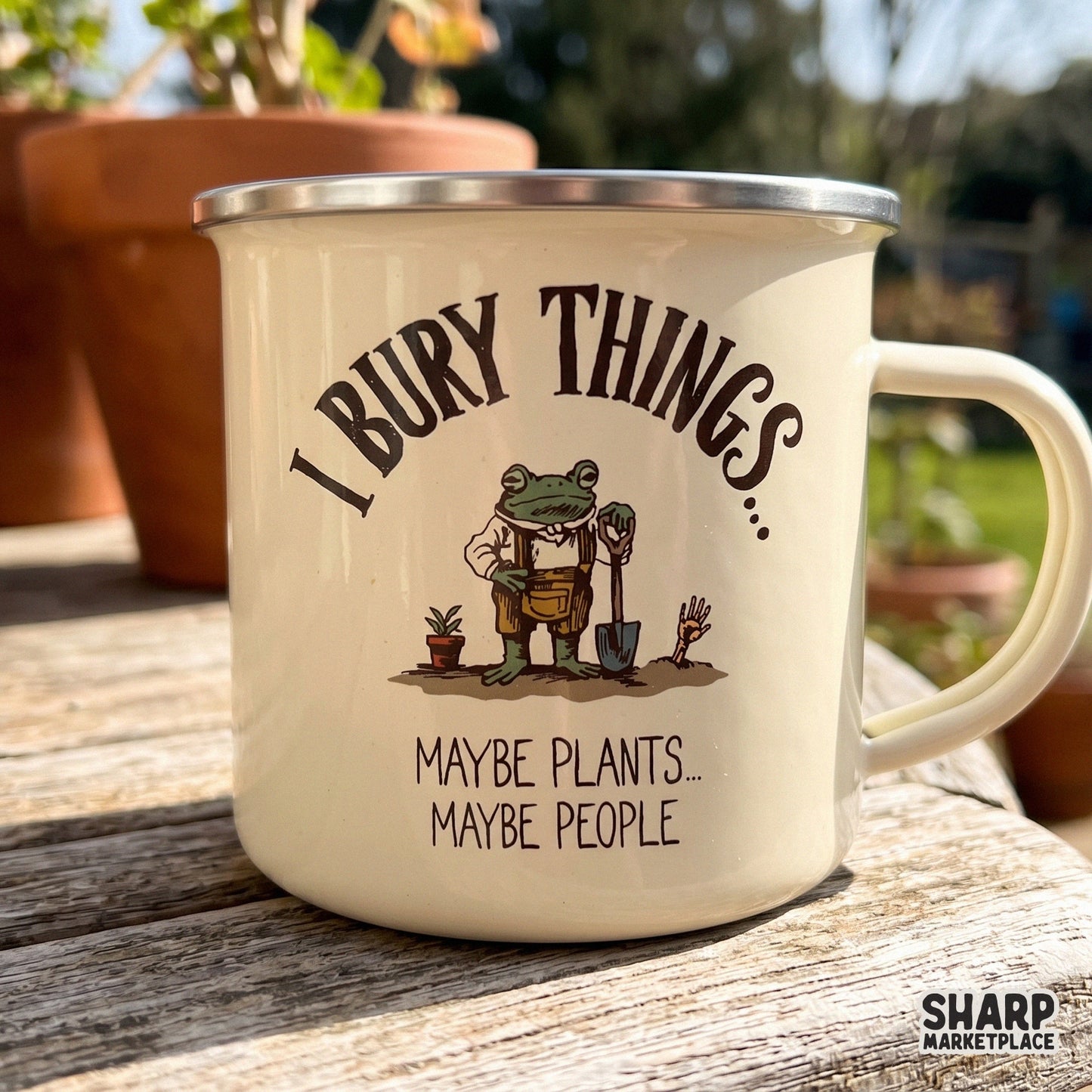 Funny frog graphic with dark humor sarcasm text for spooky season shirt designs
