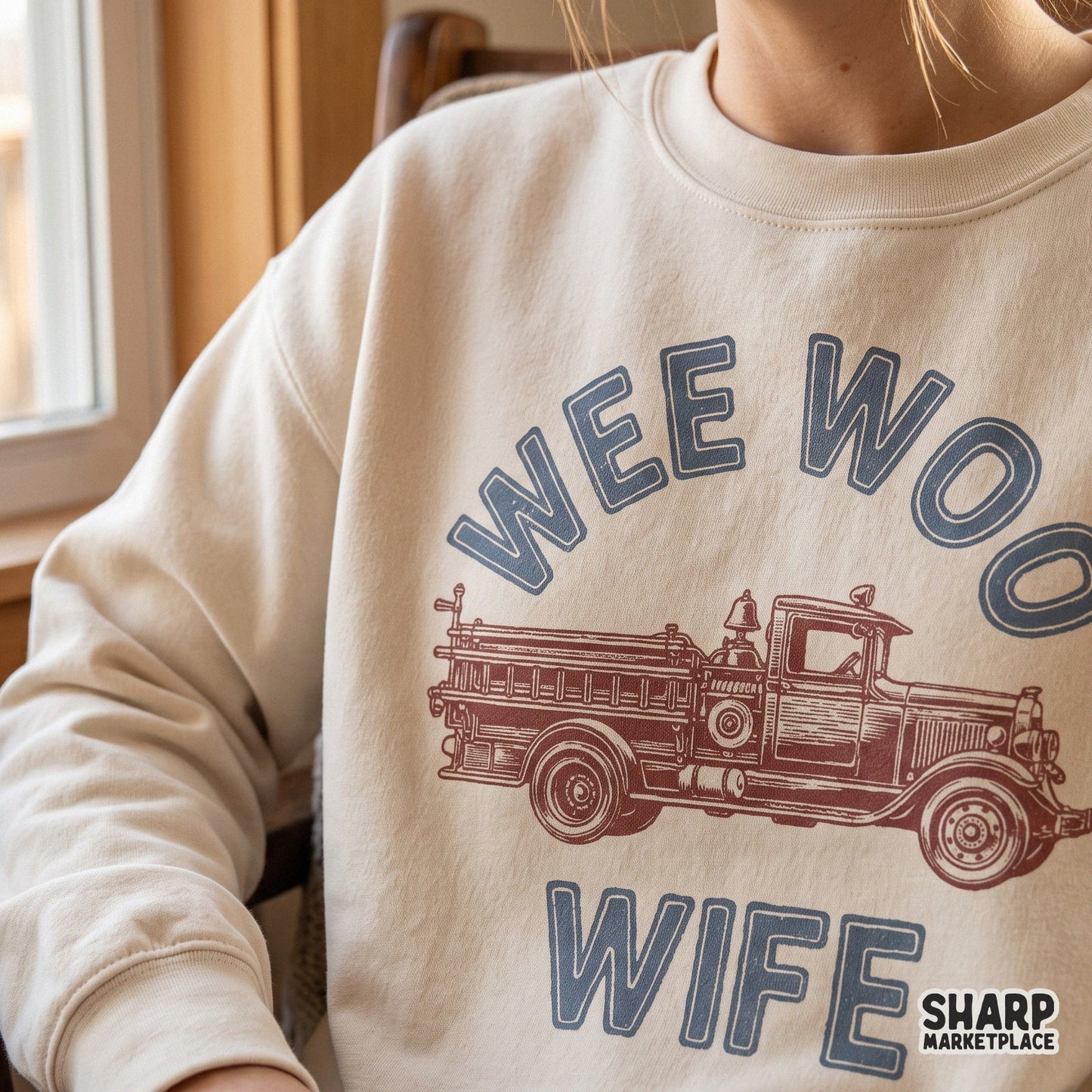 Retro firefighter wife themed digital download graphic for sublimating custom tumblers and shirts