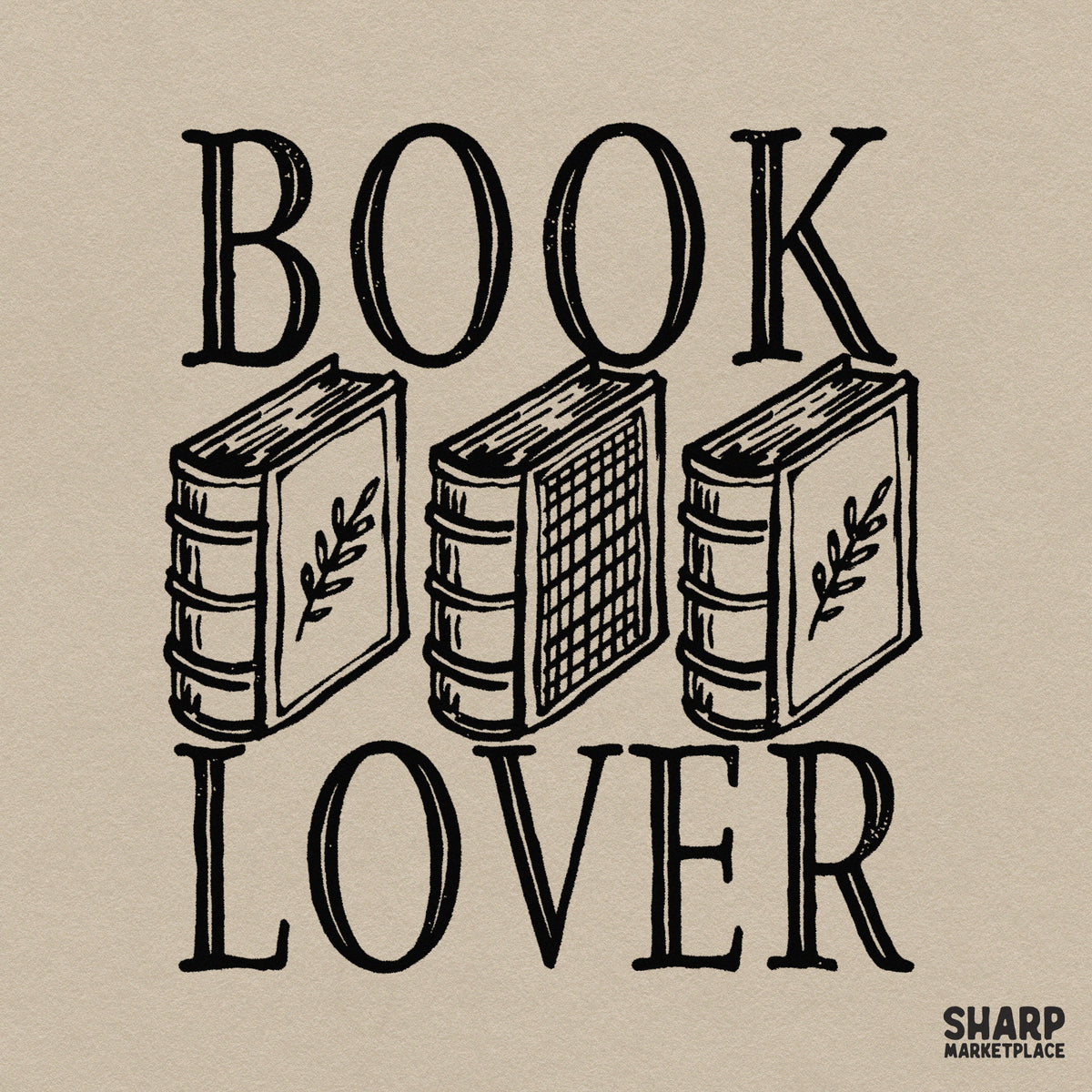Vintage dark academia book lover bookmark PNG sublimation design perfect for reading shirts and novel lovers