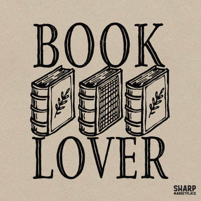 Vintage dark academia book lover bookmark PNG sublimation design perfect for reading shirts and novel lovers