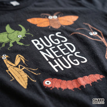 Bugs Need Hugs Funny PNG Sublimation Shirt, Cute Insects