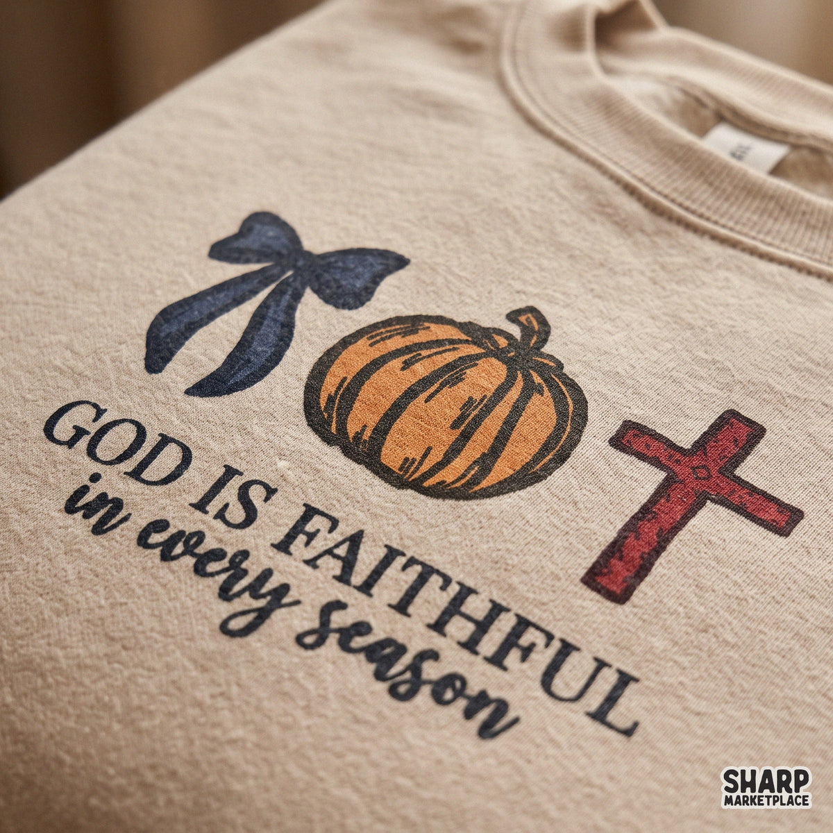 God Is Faithful in Every Season Fall PNG, Christian PNG