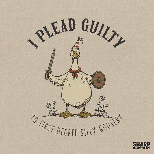 Sarcastic silly goose wearing a party hat retro funny animal meme PNG digital download graphic for shirts