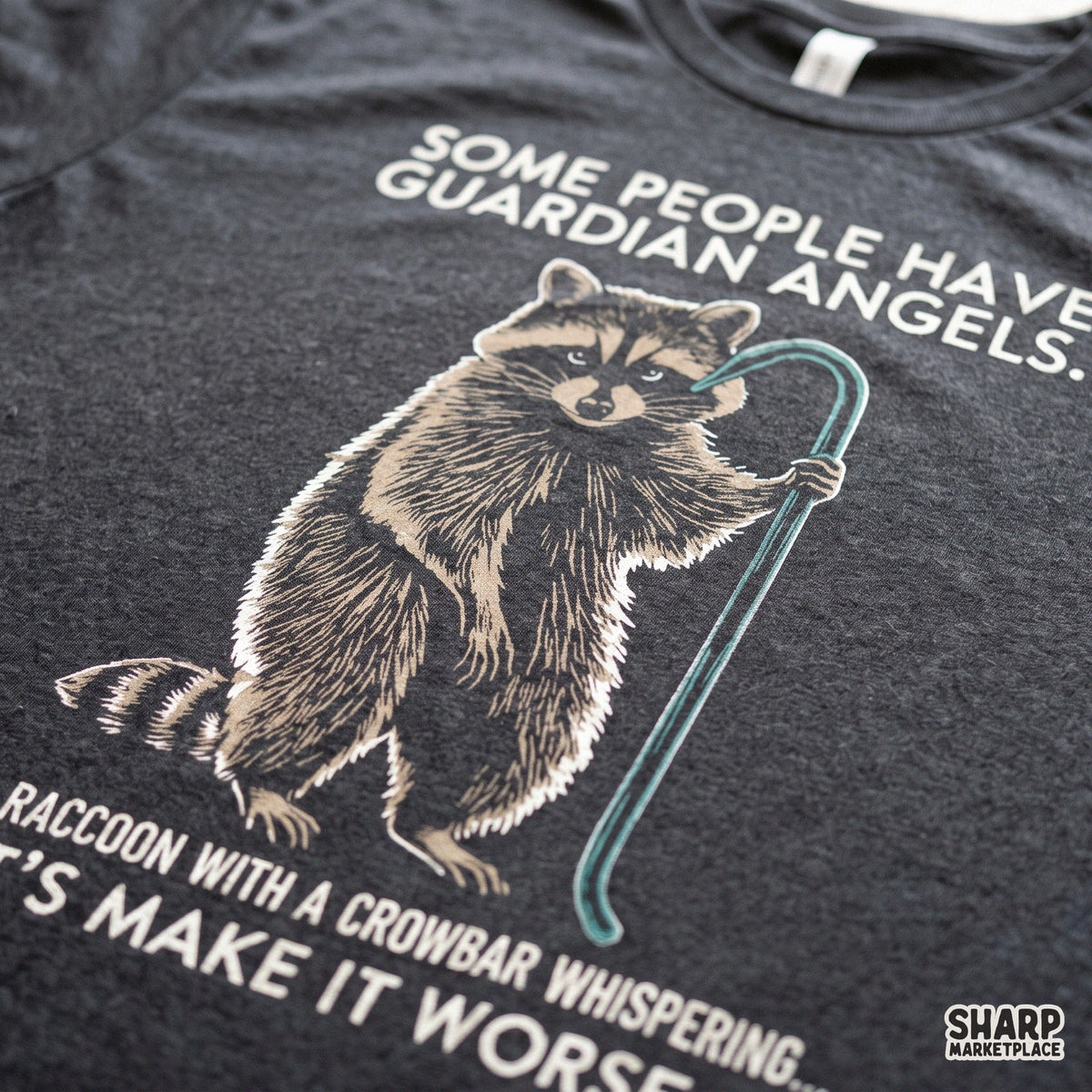 Some People Have Guardian Angels I Have A Raccoon With A