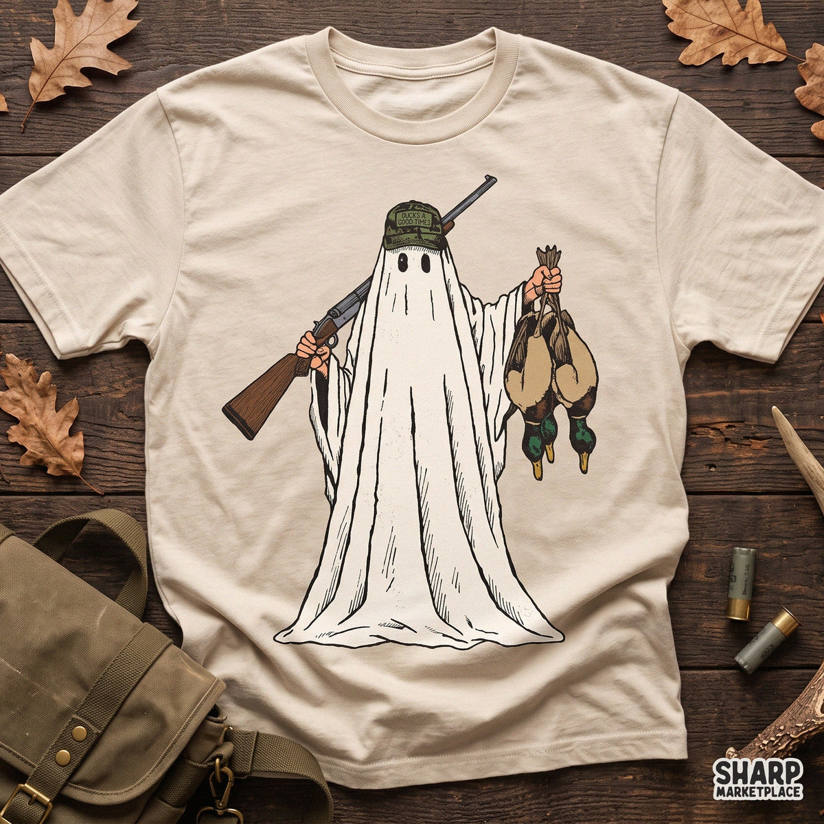 Ducks & Good Times Halloween PNG, Ghost Hunter Shirt Fall