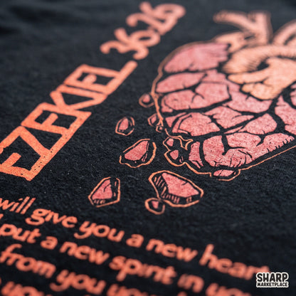 Ezekiel 36:26 Christian PNG Shirt, DTF Scripture Faith