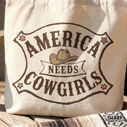 Distressed brown and tan western shield badge graphic with a cowboy hat, ideal for patriotic country music t-shirts, tumblers, and rustic home decor.