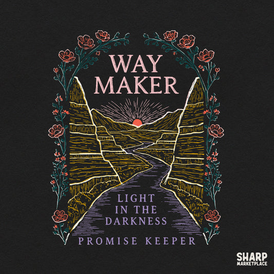 Way Maker Light In The Darkness Promise Keeper PNG