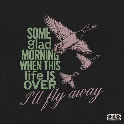 Vintage mallard duck Christian faith PNG design for hunting apparel and sublimation t-shirts