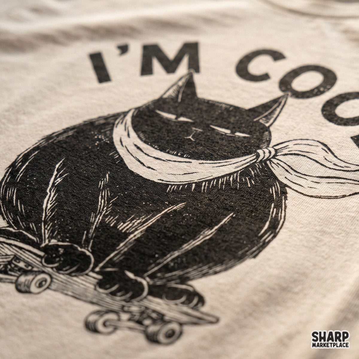 I'm Cool Chubby Black Cat Riding Skateboard, Popular