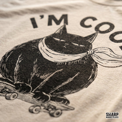 I'm Cool Chubby Black Cat Riding Skateboard, Popular