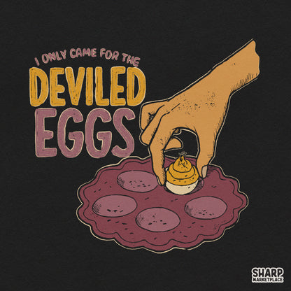 I Only Came for the Deviled Eggs Easter PNG, Trendy