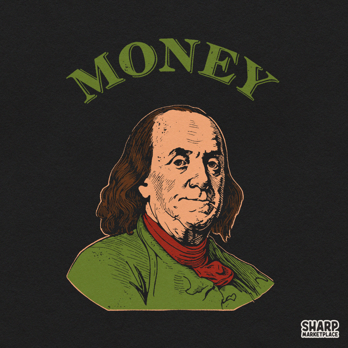Money Benjamin Franklin Hundred Dollar Shirt PNG, Popular