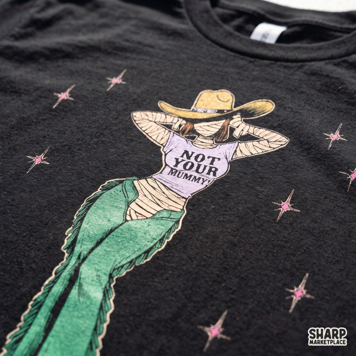 Not Your Mummy! Funny Spooky Season Cowgirl Shirt, Retro