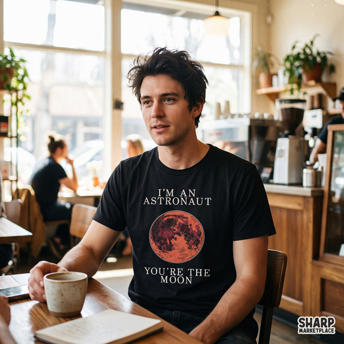 I'm An Astronaut You're The Moon Shirt PNG, Retro