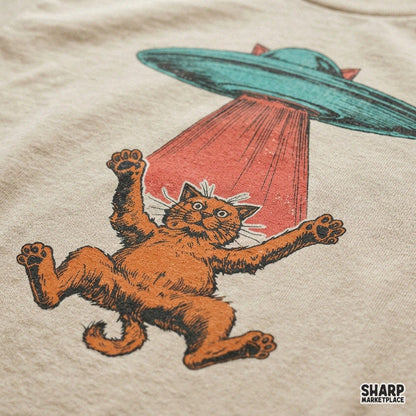 Orange Cat Abducted by Alien UFO Spaceship, Popular