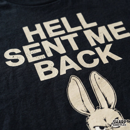 Angry bunny in knight armor design with sarcastic dark humor quote for funny shirt PNG digital downloads