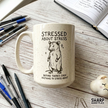 High-resolution digital download of a sarcastic opossum illustration with typography, suitable for DTF printing, heat transfers, and custom wall art.