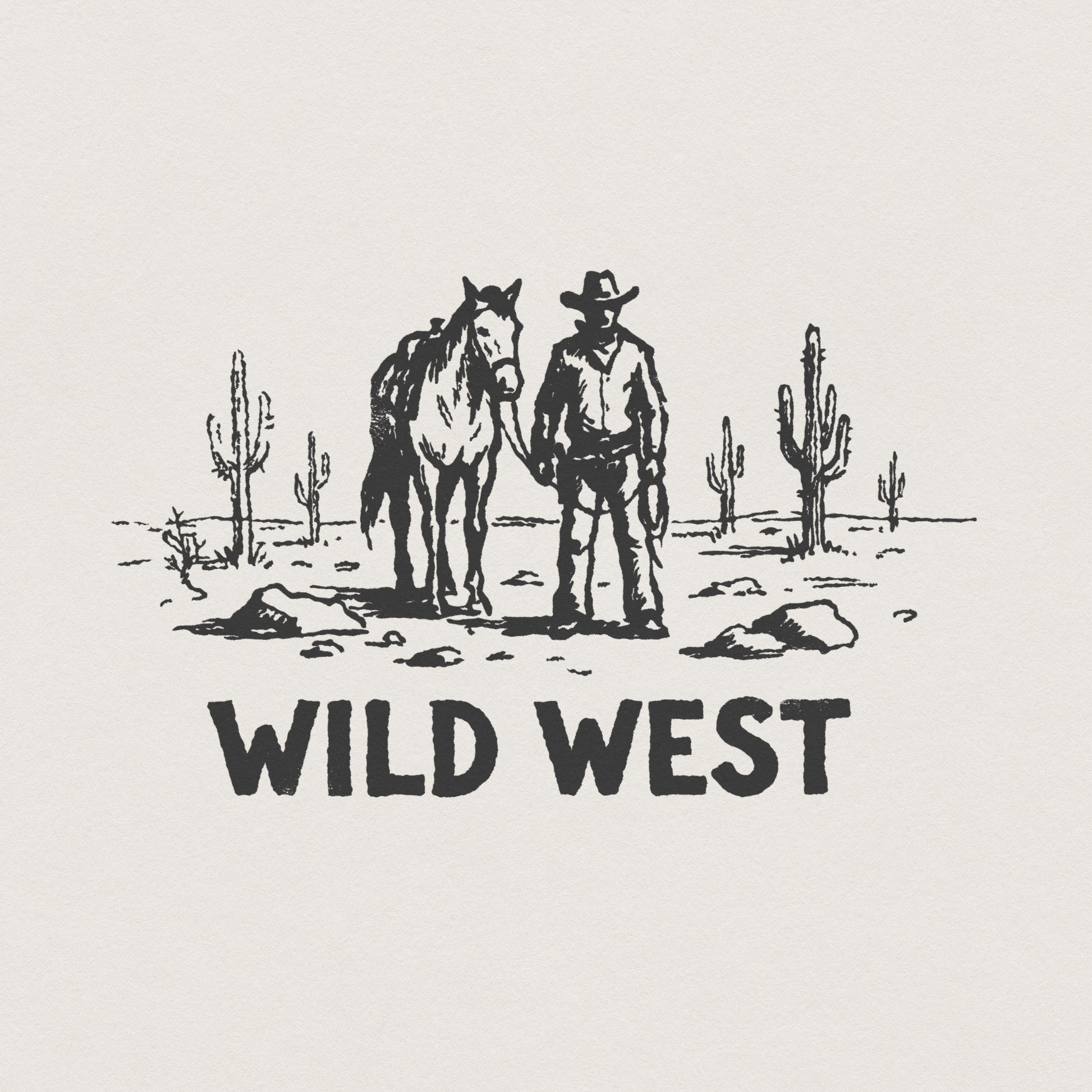 Wild West PNG, Vintage Western Shirt Design - 300 DPI Design for T-Shirt