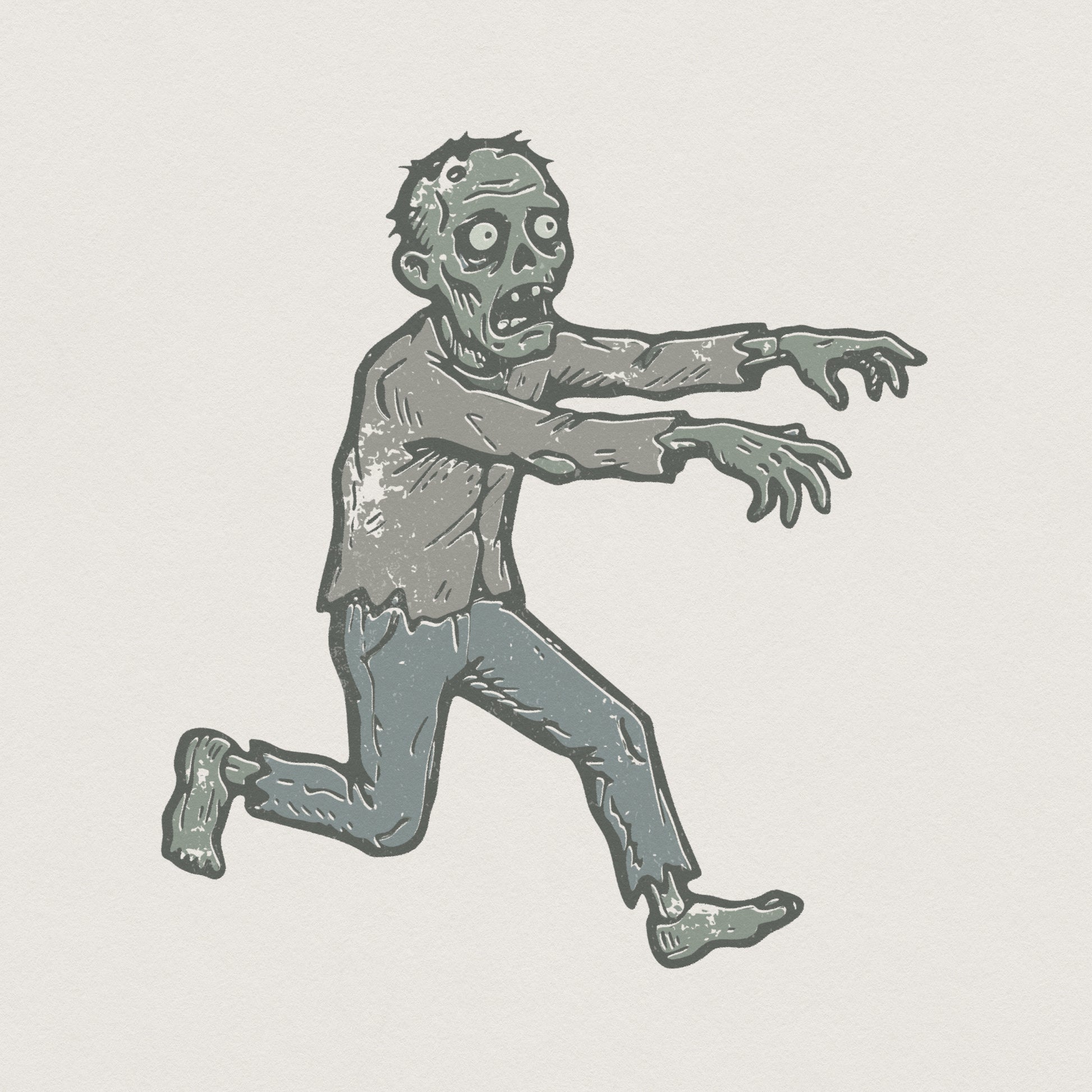 Zombie PNG, Halloween Shirt - 300 DPI Design for T-Shirt