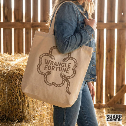 Wrangle Fortune PNG, Western Rope Shirt Design - 300 DPI Design for T-Shirt