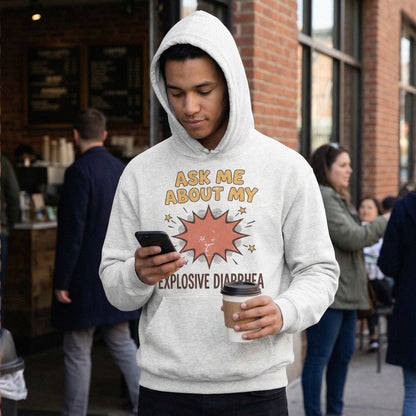 Ask Me About My Explosive Diarrhea PNG, Funny Bathroom Humor Shirt - 300