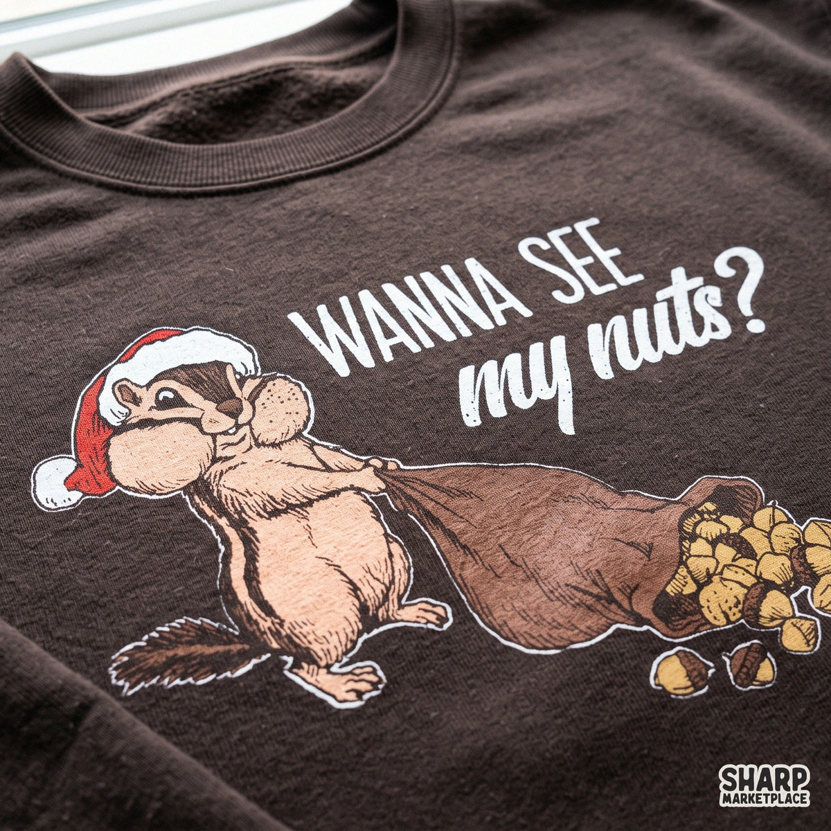 Wanna See My Nuts? Christmas PNG, Sublimation PNG, Funny