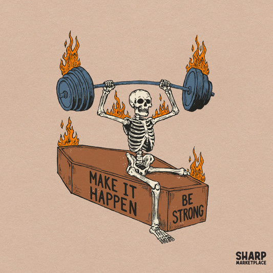 Make It Happen Be Strong Halloween PNG, Shirt Sublimation