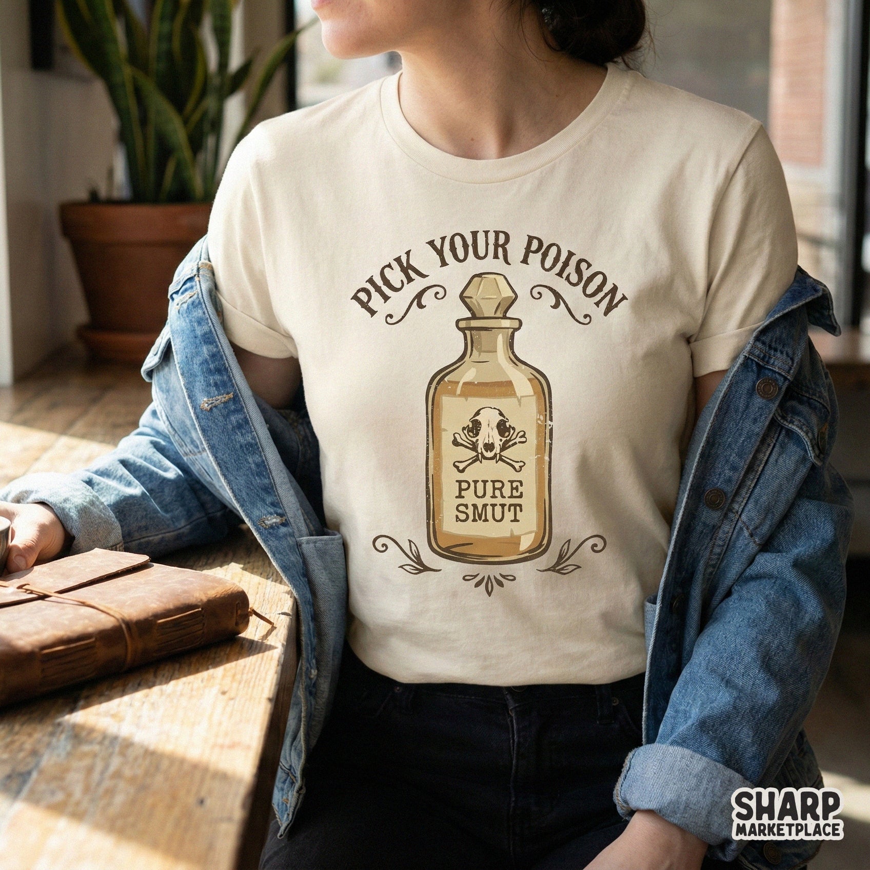 Pick Your Poison PNG, Pure Smut Bottle Design - 300 DPI Design for T-Shirt