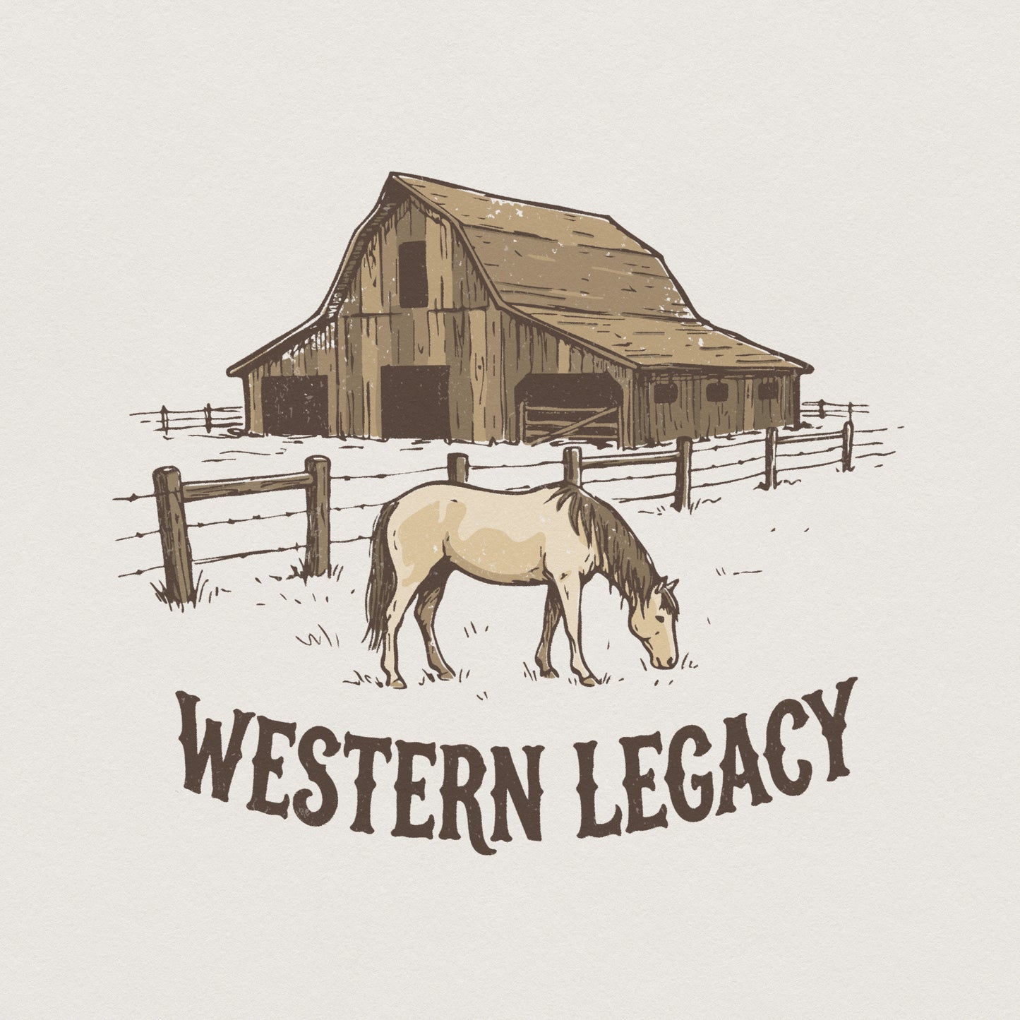 Western Legacy PNG, Farmhouse Digital Download - 300 DPI Design for T-Shirt