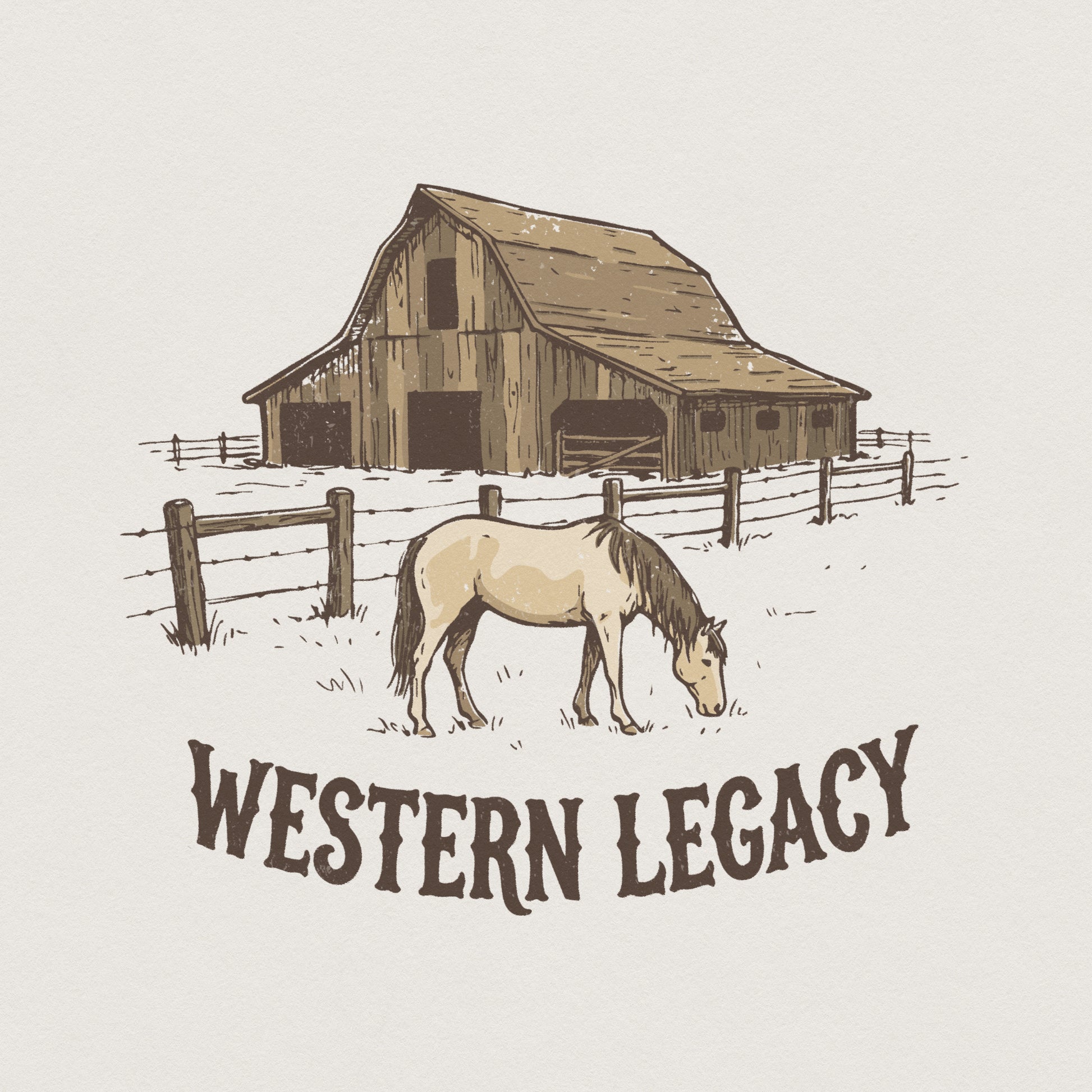 Western Legacy PNG, Farmhouse Digital Download - 300 DPI Design for T-Shirt