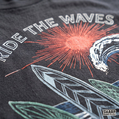 Ride The Waves Feel The Rush Summer PNG Trendy Shirt PNG