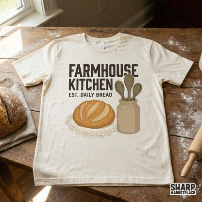 Farmhouse Kitchen PNG, Daily Bread Printable Design - 300 DPI Design for