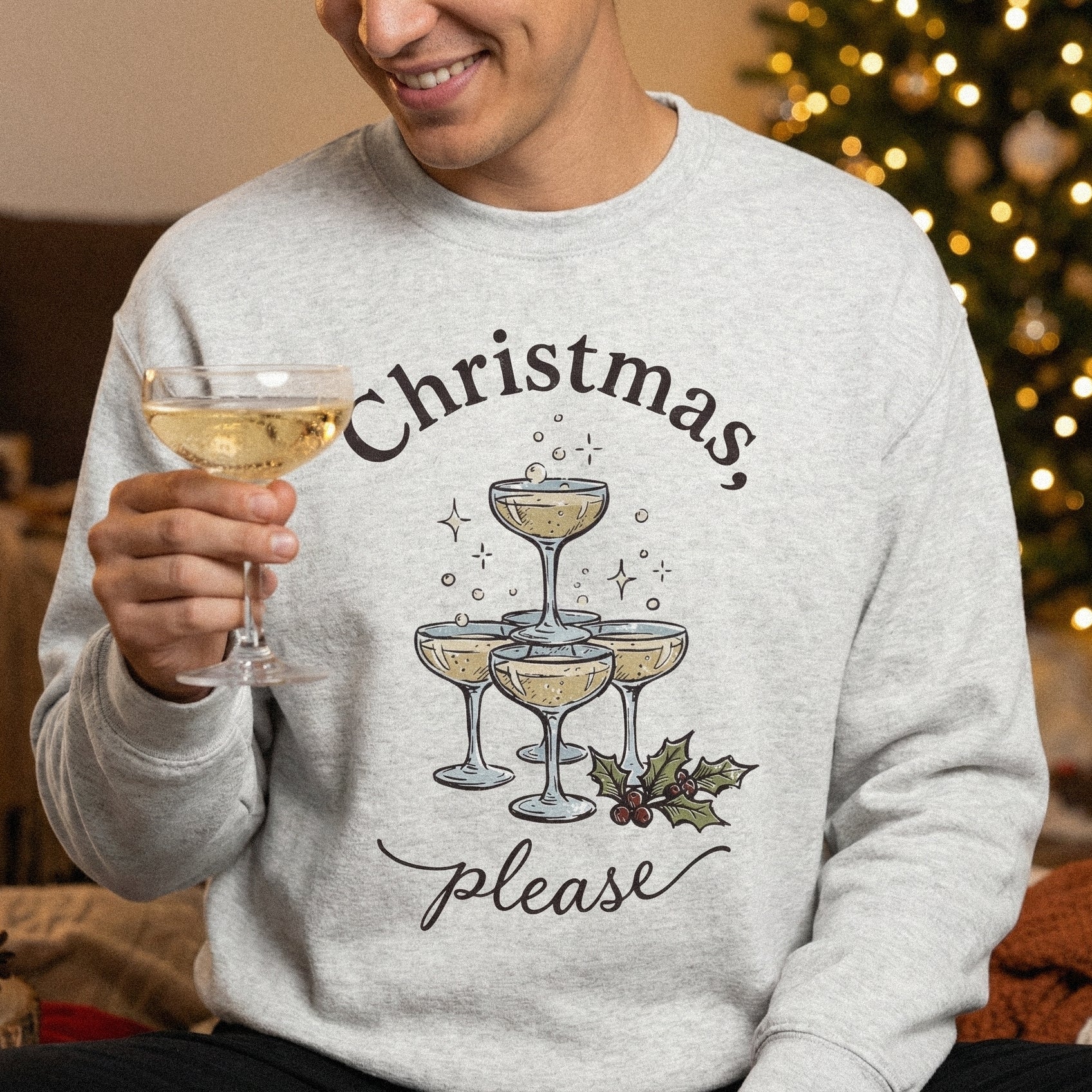 Christmas, Please PNG - 300 DPI Design for T-Shirt