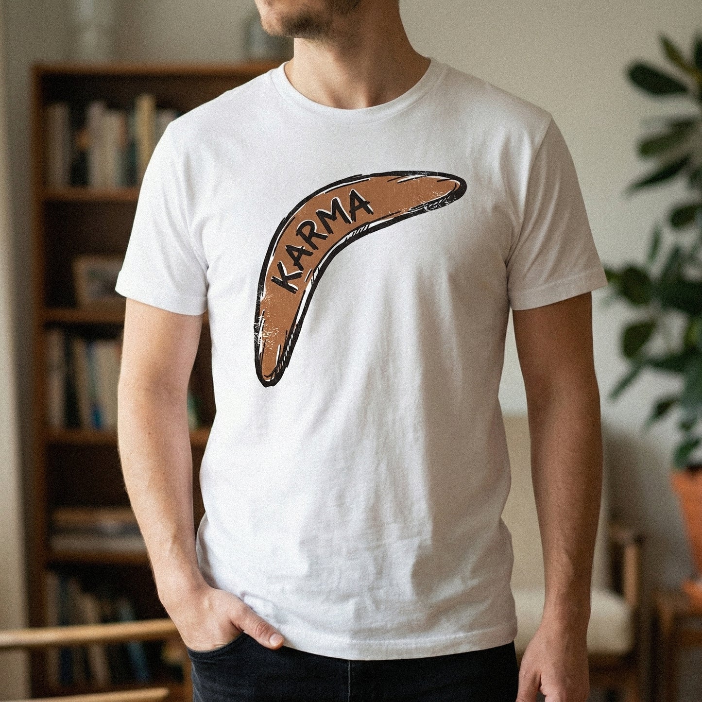 Karma Boomerang PNG, Digital Download - 300 DPI Design for T-Shirt