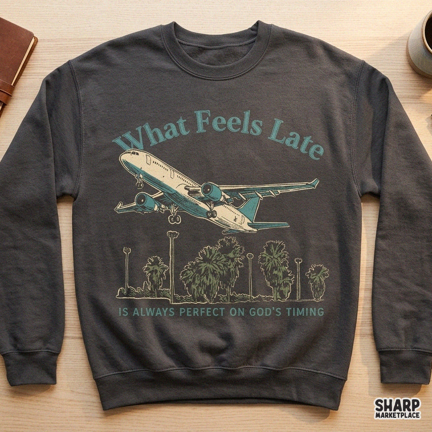What Feels Late Is Always Perfect on God's Timing PNG