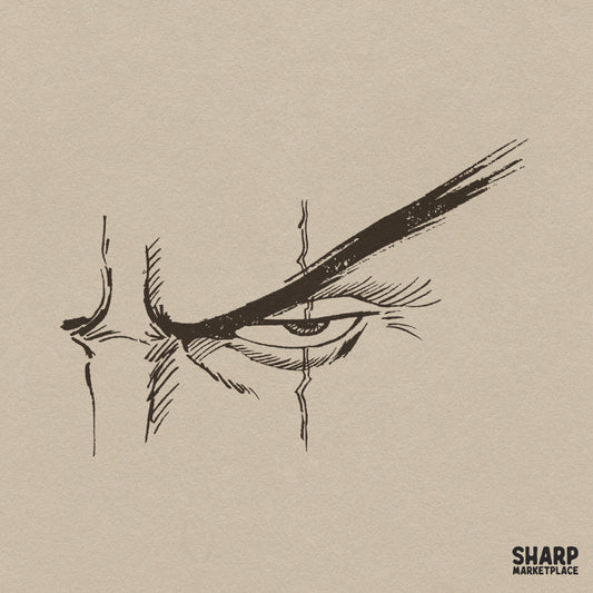 Intense Anime Scarred Eye Illustration For Manga Fans
