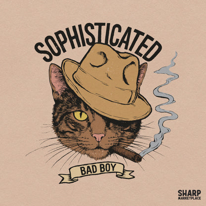 Sophisticated Bad Boy Funny PNG Shirt, Thug Life Mobster