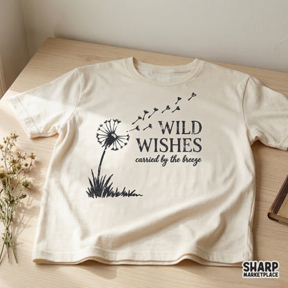 Wild Wishes PNG Design, Dandelion Breeze Digital Download - 300 DPI