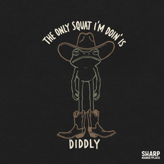 Retro western cowboy frog PNG graphic with funny sarcastic phrase for trendy t-shirt sublimation printing