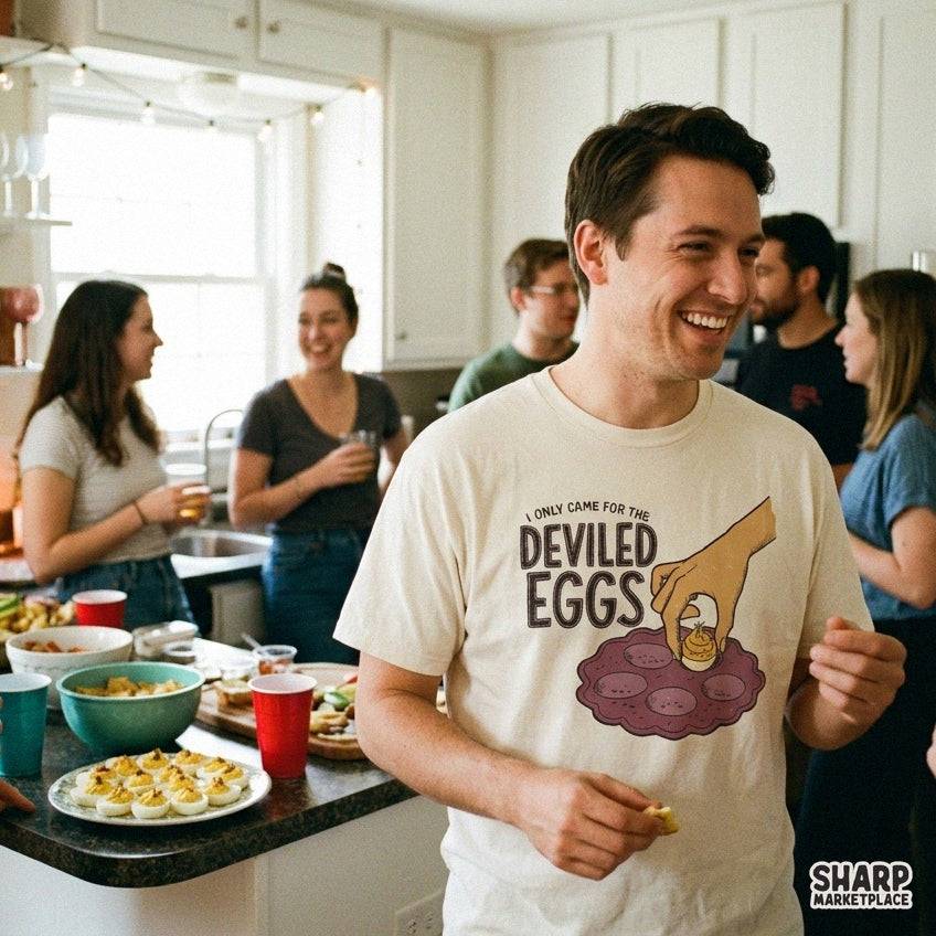 I Only Came for the Deviled Eggs Easter PNG, Trendy