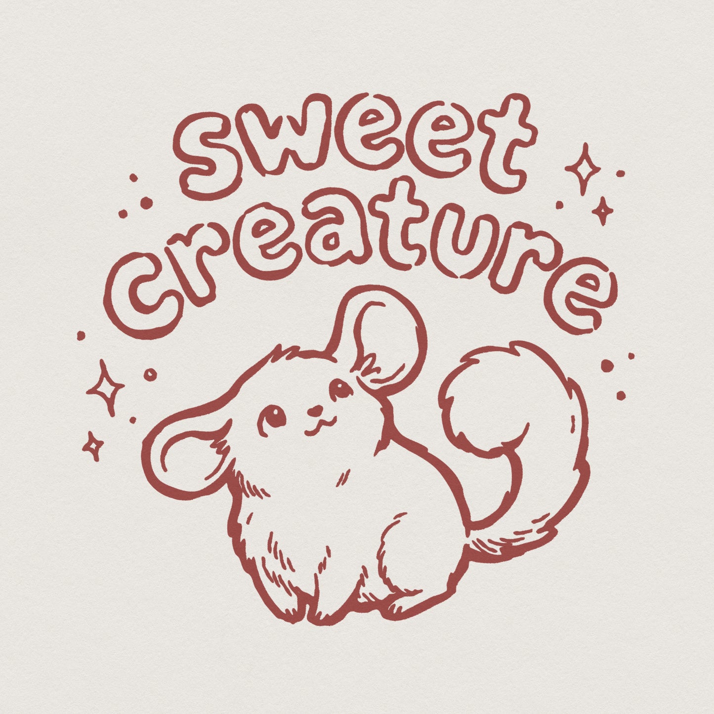Sweet Creature PNG, Cute Animal Digital Download - 300 DPI Design for