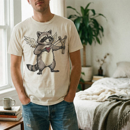 Raccoon With Wings PNG, Cute Animal Clipart - 300 DPI Design for T-Shirt