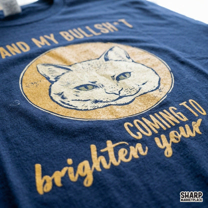 Sarcastic cat meme PNG featuring a funny quote design for t-shirt sublimation and apparel