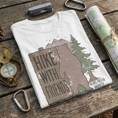Hike With Friends PNG, Bears Prefer Variety - 300 DPI Design for T-Shirt