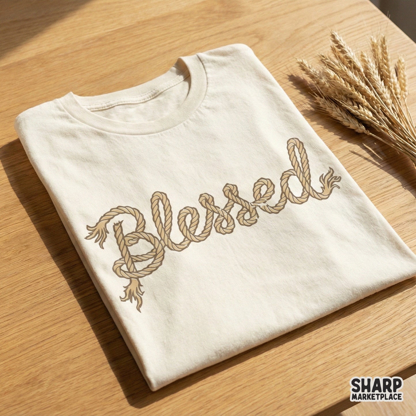 Blessed PNG Design, Faith Digital Download - 300 DPI Design for T-Shirt
