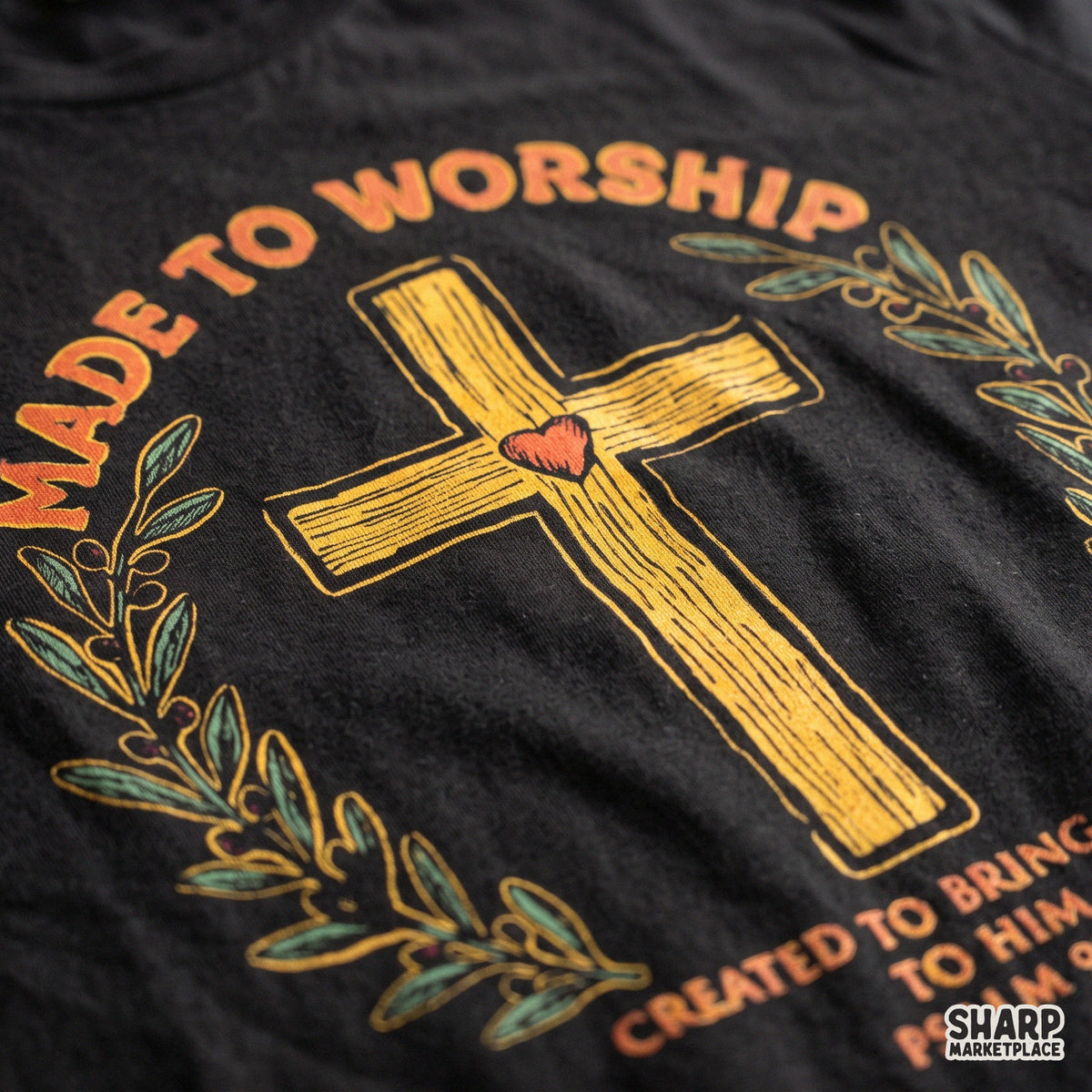 Made To Worship Christian PNG, Sublimation PNG, Bible